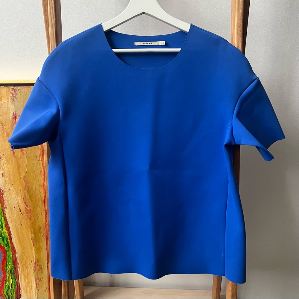 LAST CHANCE❗️2/28 - J BRAND Bright Blue Neoprene Shirt